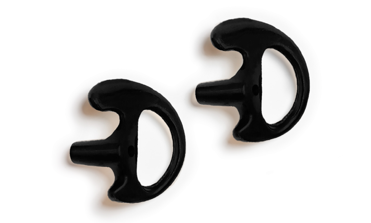 Open Ear Insert Small Black Left 2 Pack