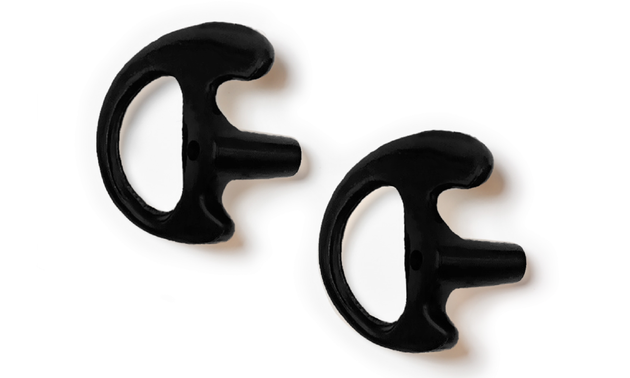 Open Ear Insert Large Black Right 2 Pack